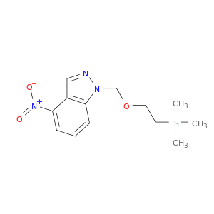1H-Indazole, 4-nitro-1-[[2-(trimethylsilyl)ethoxy]methyl]-