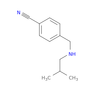 4-{[(2-methylpropyl)amino]methyl}benzonitrile