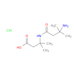 3-(3-Amino-3-methylbutanamido)-3-methylbutanoic Acid Hydrochloride