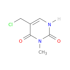 2,4(1H,3H)-Pyrimidinedione, 5-(chloromethyl)-3-methyl-