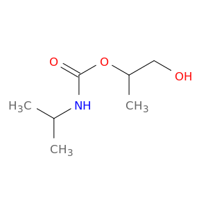 Carbamic acid, (1-methylethyl)-, 2-hydroxy-1-methylethyl ester