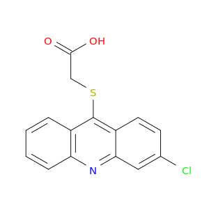 Acetic acid, [(3-chloro-9-acridinyl)thio]-
