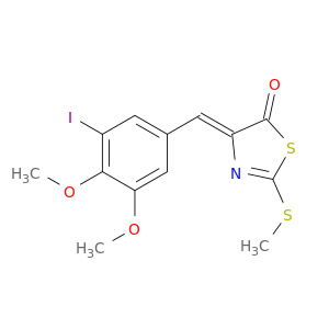 (Z)-4-(3-Iodo-4,5-dimethoxybenzylidene)-2-(methylthio)thiazol-5(4H)-one