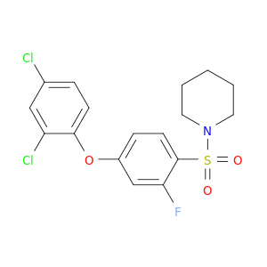 Piperidine, 1-[[4-(2,4-dichlorophenoxy)-2-fluorophenyl]sulfonyl]-