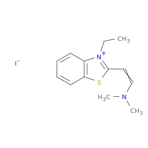 Benzothiazolium, 2-[2-(dimethylamino)ethenyl]-3-ethyl-, iodide