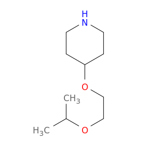 4-[2-(propan-2-yloxy)ethoxy]piperidine