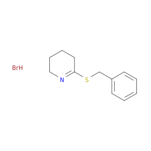 Pyridine, 2,3,4,5-tetrahydro-6-[(phenylmethyl)thio]-, hydrobromide