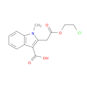 1H-Indole-2-aceticacid, 3-carboxy-1-methyl-, 2-(2-chloroethyl) ester