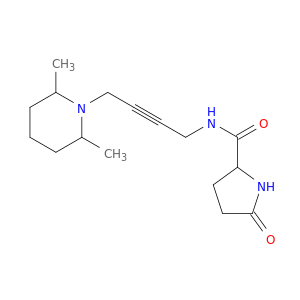 N-[4-(2,6-DIMETHYL-PIPERIDIN-1-YL)BUT-2-YNYL]-5-OXO-PYRROLIDINE-2-CARBOXAMIDE