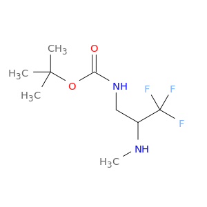 tert-Butyl N-[3,3,3-trifluoro-2-(methylamino)propyl]carbamate