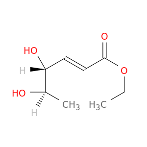 2-Hexenoic acid, 4,5-dihydroxy-, ethyl ester, (2E,4R,5R)-