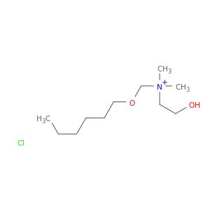 Ethanaminium, N-[(hexyloxy)methyl]-2-hydroxy-N,N-dimethyl-, chloride