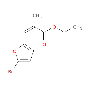 Ethyl (2Z)-3-(5-Bromofuran-2-yl)-2-methylprop-2-enoate