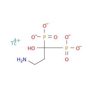 Technetium 3-amino-1-hydroxypropane-1,1-diphosphonate