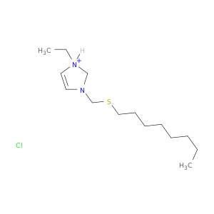 1H-Imidazolium, 1-ethyl-3-[(octylthio)methyl]-, chloride