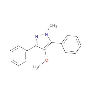 1H-Pyrazole, 4-methoxy-1-methyl-3,5-diphenyl-