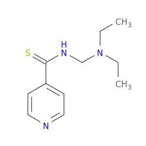 4-Pyridinecarbothioamide, N-[(diethylamino)methyl]-
