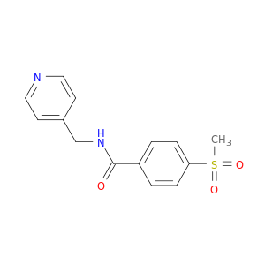 Benzamide, 4-(methylsulfonyl)-N-(4-pyridinylmethyl)-