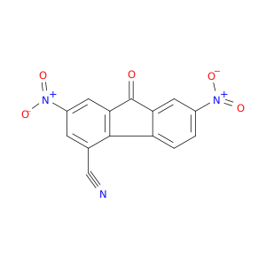 9H-Fluorene-4-carbonitrile, 2,7-dinitro-9-oxo-
