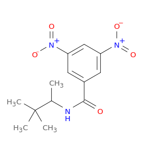 Benzamide, 3,5-dinitro-N-(1,2,2-trimethylpropyl)-