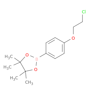 2-[4-(2-氯乙氧基)苯基]-4,4,5,5-四甲基-1,3,2-二氧杂环戊硼烷