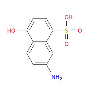 1-Naphthalenesulfonic acid, 7-amino-4-hydroxy-