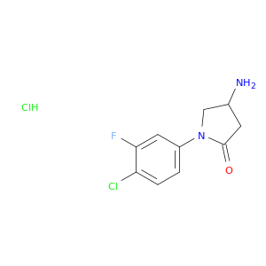 4-Amino-1-(4-chloro-3-fluorophenyl)pyrrolidin-2-one hydrochloride