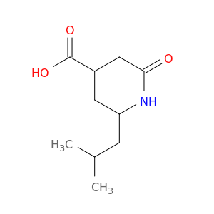 2-(2-methylpropyl)-6-oxopiperidine-4-carboxylic acid