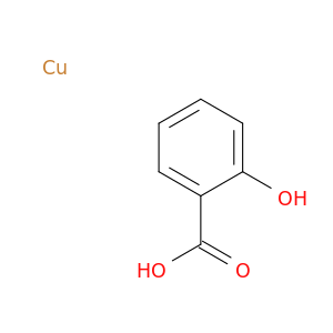 Copper salicylate, Cu(O3C7H4)2