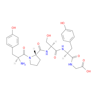 Glycine, N-[N-[N-(1-L-tyrosyl-L-prolyl)-L-seryl]-L-tyrosyl]-