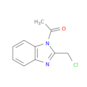 1-[2-(chloromethyl)-1h-benzimidazol-1-yl]ethanone