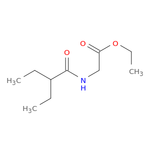 ETHYL 2-(2-ETHYLBUTANOYLAMINO)ACETATE