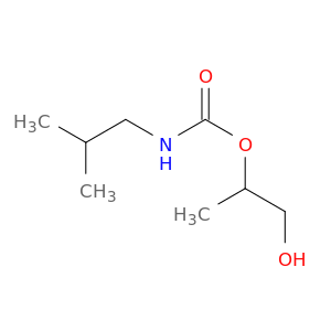 Carbamic acid, (2-methylpropyl)-, 2-hydroxy-1-methylethyl ester