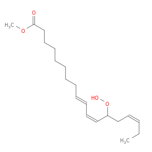 9,11,15-Octadecatrienoic acid, 13-hydroperoxy-, methyl ester, (E,Z,Z)-