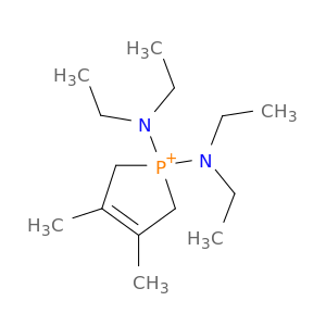 1H-Phospholium, 1,1-bis(diethylamino)-2,5-dihydro-3,4-dimethyl-