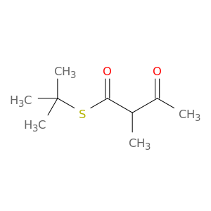 Butanethioic acid, 2-methyl-3-oxo-, S-(1,1-dimethylethyl) ester