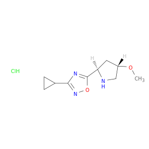 3-Cyclopropyl-5-[(2r,4s)-4-Methoxypyrrolidin-2-Yl]-1,2,4-Oxadiazole Hydrochloride