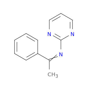 2-Pyrimidinamine, N-(1-phenylethylidene)-