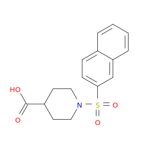 1-(Naphthalen-2-ylsulfonyl)piperidine-4-carboxylic acid