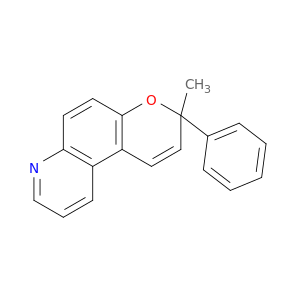 3H-Pyrano[3,2-f]quinoline, 3-methyl-3-phenyl-