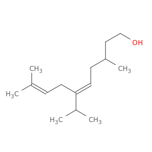 5,8-Decadien-1-ol, 3,9-dimethyl-6-(1-methylethyl)-, (E)-