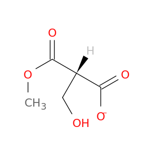 Propanedioic acid, hydroxymethyl-, monomethyl ester, (S)-