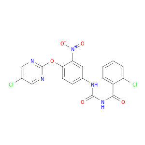 Benzamide,2-chloro-N-[[[4-[(5-chloro-2-pyrimidinyl)oxy]-3-nitrophenyl]amino]carbonyl]-