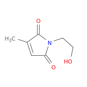 1H-Pyrrole-2,5-dione, 1-(2-hydroxyethyl)-3-methyl-