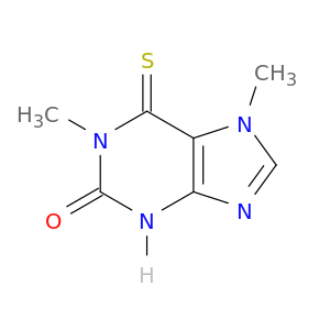2H-Purin-2-one, 1,3,6,7-tetrahydro-1,7-dimethyl-6-thioxo-