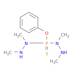 1,2-dimethyl-1-[(methyl-methylamino-amino)-phenoxy-phosphinothioyl]hydrazine