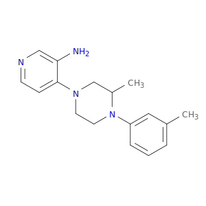 4-[3-methyl-4-(3-methylphenyl)piperazin-1-yl]pyridin-3-amine
