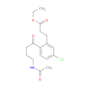 Benzenepropanoic acid,2-[4-(acetylamino)-1-oxobutyl]-5-chloro-, ethyl ester