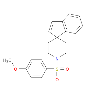 Spiro[1H-indene-1,4'-piperidine], 1'-[(4-methoxyphenyl)sulfonyl]-