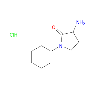 3-Amino-1-cyclohexylpyrrolidin-2-one hydrochloride